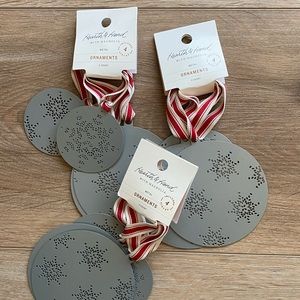 Hearth and hand metal ornaments